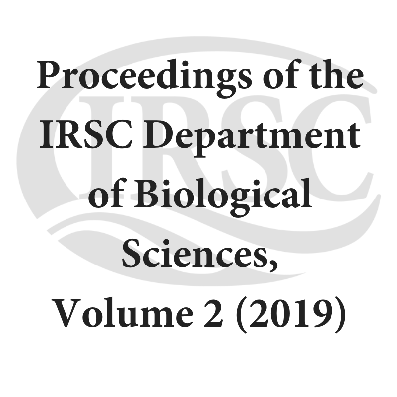 Proceedings of the IRSC Department of Biological Sciences, Volume 2 (2019)