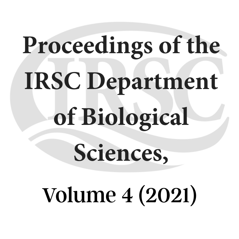 Proceedings of the IRSC Department of Biological Sciences, Volume 4 (2021)